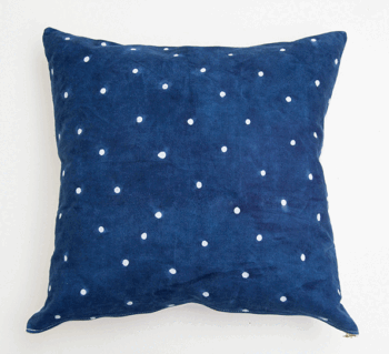 Cojín Indigo Pearls